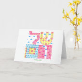 Het Wenskaart van Shalom Kaart (Gele Bloem)