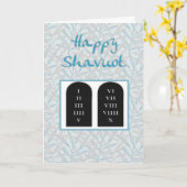 Het Wenskaart van Shavuot Kaart (Gele Bloem)