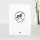 Het Wenskaart van ShihTzu Kaart (Achterkant)