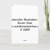 Het wenskaart van Shopaholics van Kerstmis Feestdagen Kaart (Achterkant)