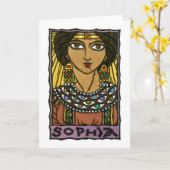 Het Wenskaart van Sophia Kaart (Gele Bloem)
