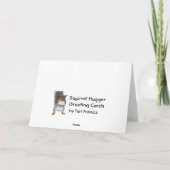 Het Wenskaart van Splat van de eekhoorn Kaart (Achterkant)