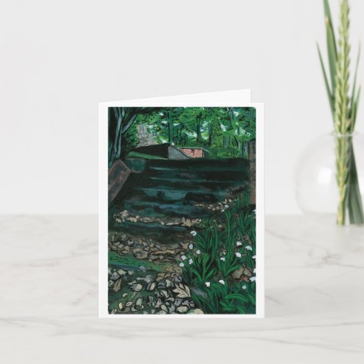 Het Wenskaart van Stairway Kaart (Voorkant)