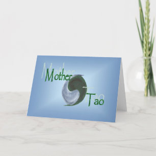 Het Wenskaart van Tao Yin Yang van de moeder Kaart