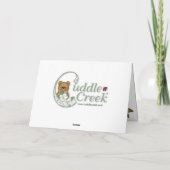 Het Wenskaart van Teddy van de Tijd van de Thee Kaart (Achterkant)