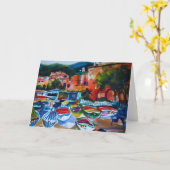 Het Wenskaart van Terre Italië van Cinque Kaart (Gele Bloem)