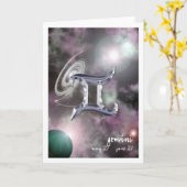 Het Wenskaart van Tweeling Kaart (Gele Bloem)