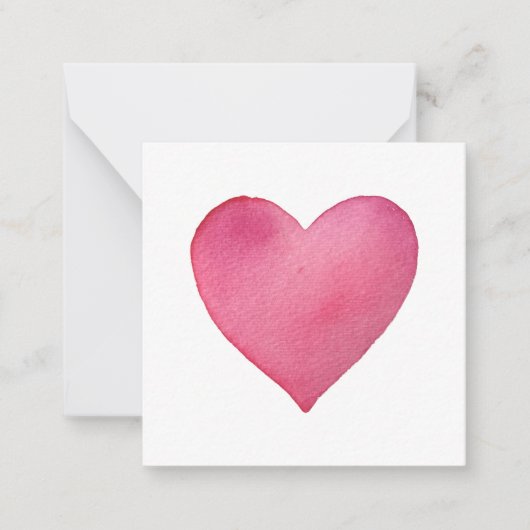 Het wenskaart van Valentijnsdag. Notitiekaartje (Voorkant)