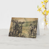 Het Wenskaart van Viking Heimskringla Ormen Lange Kaart (Gele Bloem)