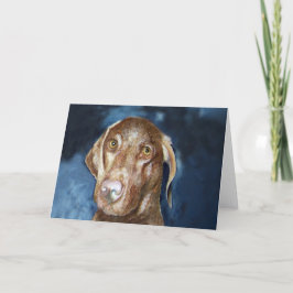 Het Wenskaart van Vizsla met de aanpassing van Kaart