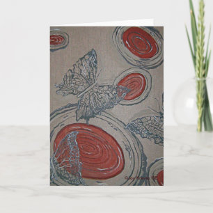 Het Wenskaart van vlinders Kaart