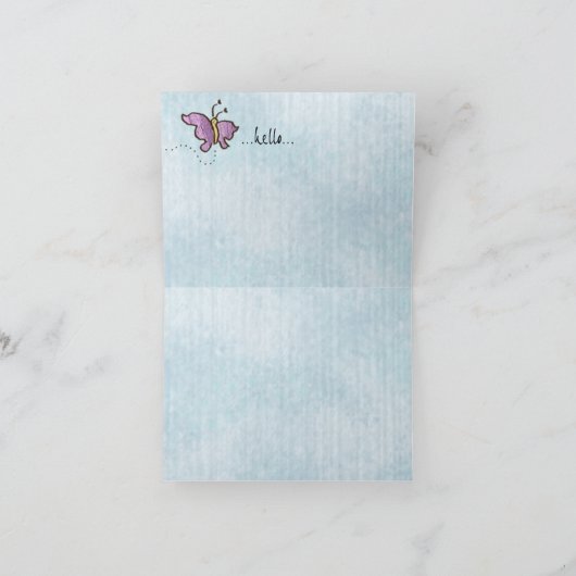 Het Wenskaart van vrienden Kaart (Binnen)