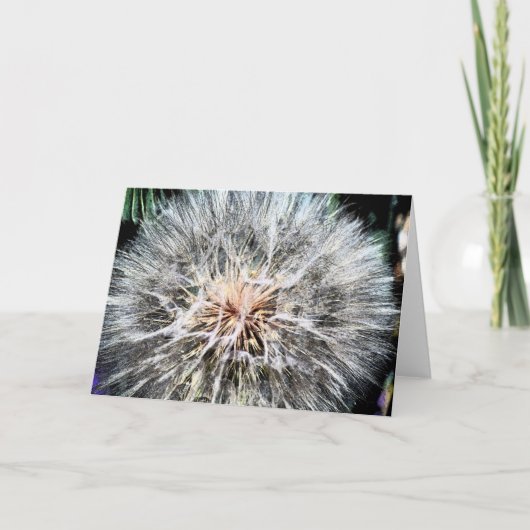 Het Wenskaart van Whisps van de paardebloem Kaart (Voorkant)
