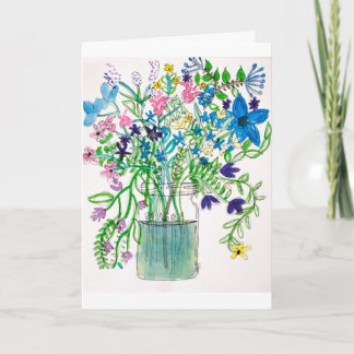 Het Wenskaart van Wildflower Kaart