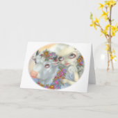 Het Wenskaart van "Zeus en Europa" Kaart (Gele Bloem)