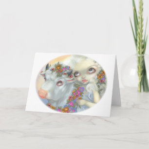 Het Wenskaart van "Zeus en Europa" Kaart