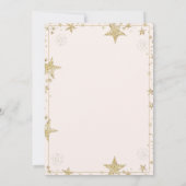 Het werd geschreven in de sterren adoptie douche kaart (Achterkant)