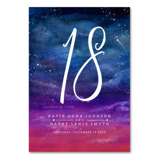 Het werd geschreven in de sterren blauwe schemerin kaart (Achterkant)