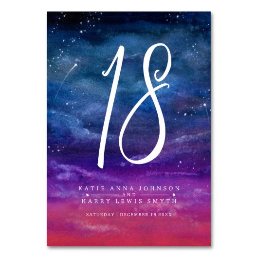 Het werd geschreven in de sterren blauwe schemerin kaart (Voorkant)