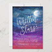 Het werd geschreven in de sterren maan kunst bruil kaart (Voorkant)