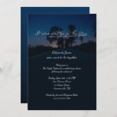 Het werd geschreven in de sterren repetitie diner kaart (Voorkant / Achterkant)