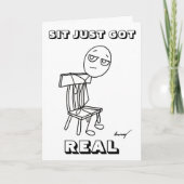 HET WERD PAS ECHT: "TROUW JE MET ME?" Kaart (Voorkant)