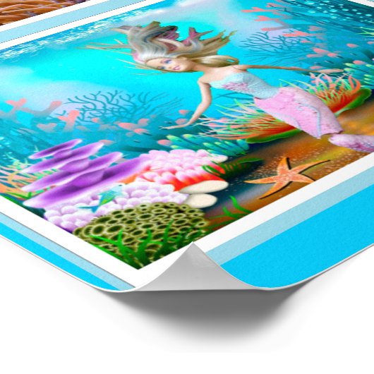 Het wereldberoemde Doll Mermaid Poster (Hoek)