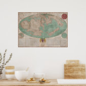 het Wereldbol Elyden Poster (Keuken)