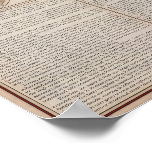 het Wereldbol Elyden Poster (Hoek)