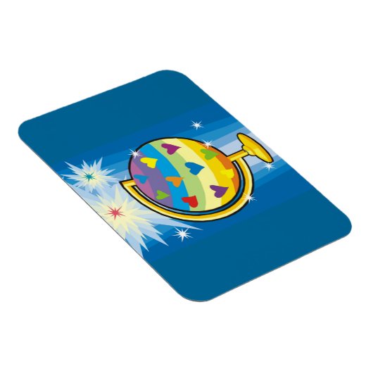 Het Wereldbol Starry - Magneet (Rechterzijde)