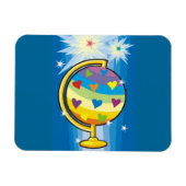 Het Wereldbol Starry - Magneet (Horizontaal)