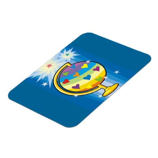 Het Wereldbol Starry - Magneet (Linkerzijde)