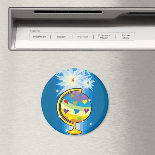 Het Wereldbol Starry - Magneet (Insitu (Vaatwasser))