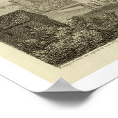 Het Wereldbol Theater op de Bankside zoals het in Poster (Hoek)