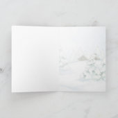 Het Wereldbol van de sneeuw Feestdagen Kaart (Binnen)