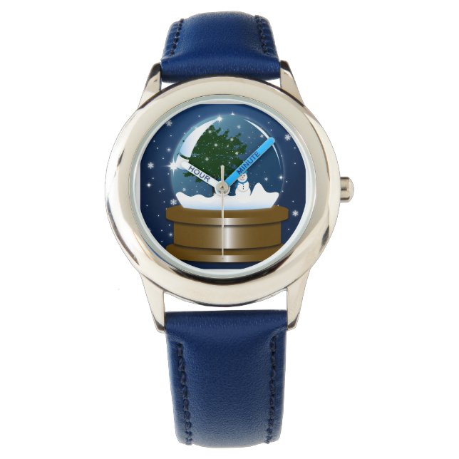 Het Wereldbol van de sneeuw Horloge (Voorkant)
