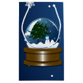 Het Wereldbol van de sneeuw Klein Cadeauzakje (Achterkant)