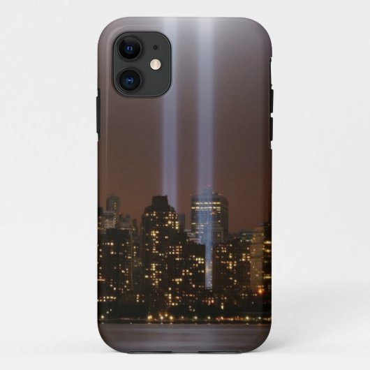 Het wereldhandelscentrum in New York in het licht. Case-Mate iPhone Case (Achterkant)
