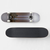 Het wereldhandelscentrum in New York in het licht. Skateboard (Horizontaal)
