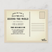 het wereldpaspoort briefkaart (Achterkant)