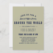 het wereldpaspoort kaart (Achterkant)