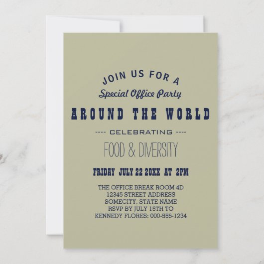 het wereldpaspoort kaart (Achterkant)