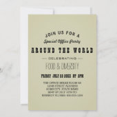 het wereldpaspoort kaart (Achterkant)