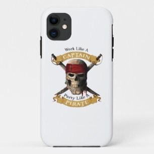 Het werk als een hoofdpartij als een piraatschedel Case-Mate iPhone case