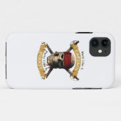 Het werk als een hoofdpartij als een piraatschedel Case-Mate iPhone case (Achterkant (horizontaal))