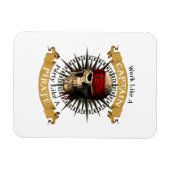 Het werk als een hoofdpartij als een piraatschedel magneet (Horizontaal)