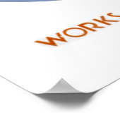 Het werk betaalt Amerika 1939 WPA Poster (Hoek)