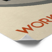 Het werk betaalt het  Poster van WPA van Amerika (Hoek)