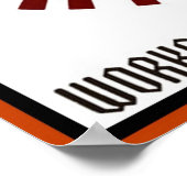 Het werk bevordert het Poster van het VertrouwenWP (Hoek)