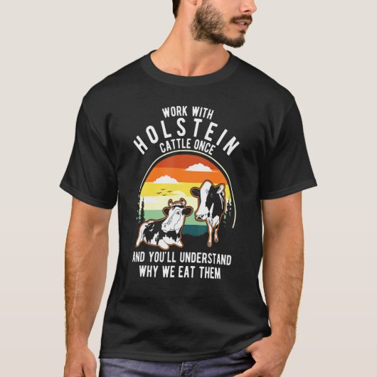 Het werk Cattle begrijpt eens waarom Eet hen Koe G T-shirt (Voorkant)